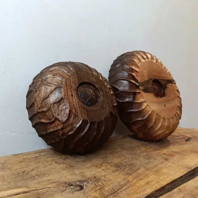 ست کاسه دوتیکه چوبی دریا