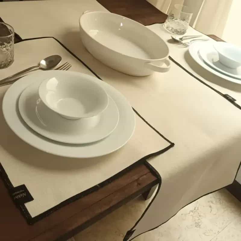 زیر بشقابی رومیزی دورزیگزاگ