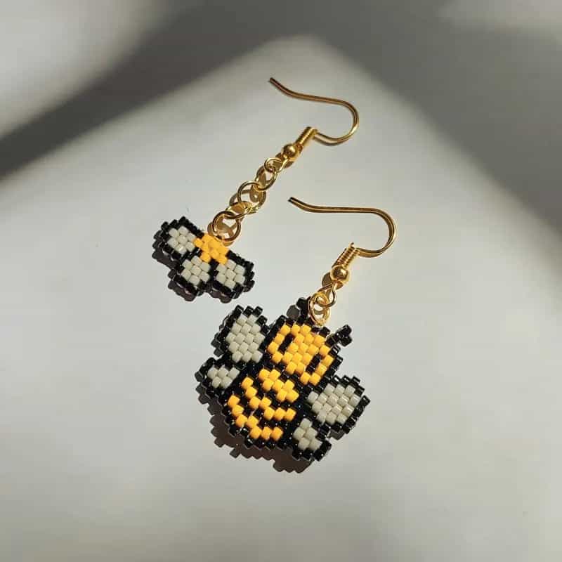 گوشواره منجوقی زنبور