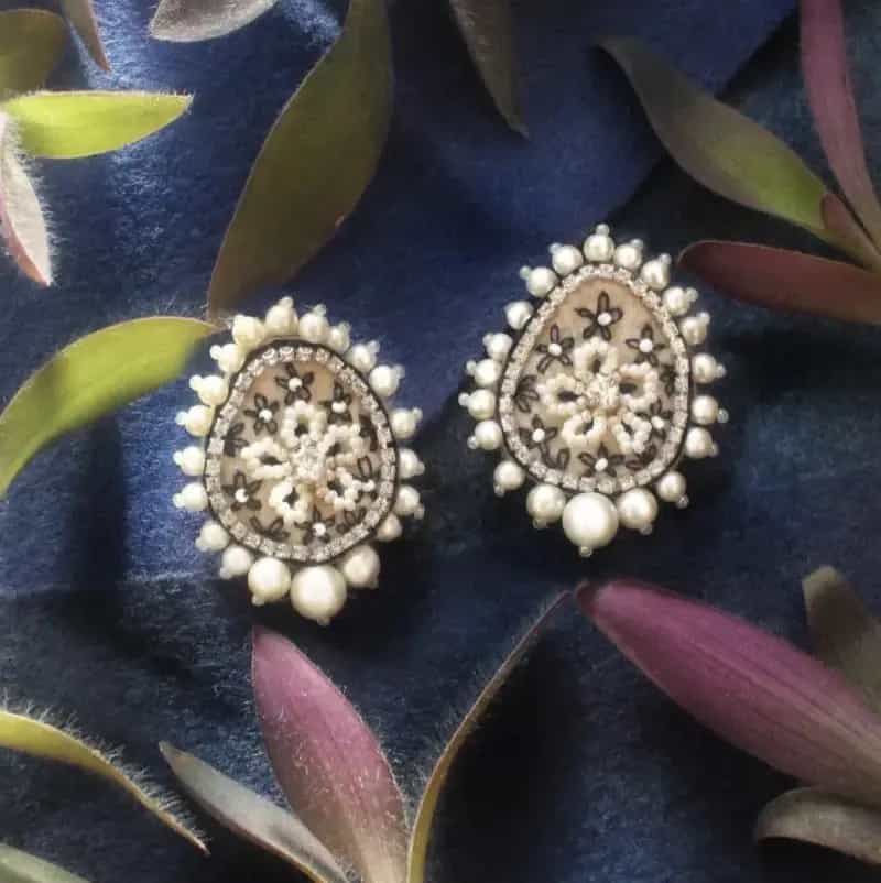 گوشواره سوزندوزی مُروا