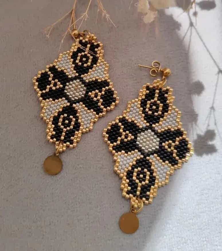 گوشواره منجوقی درباری