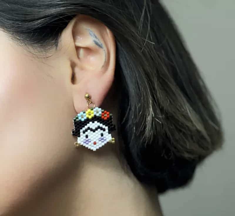 گوشواره منجوقی فریدا