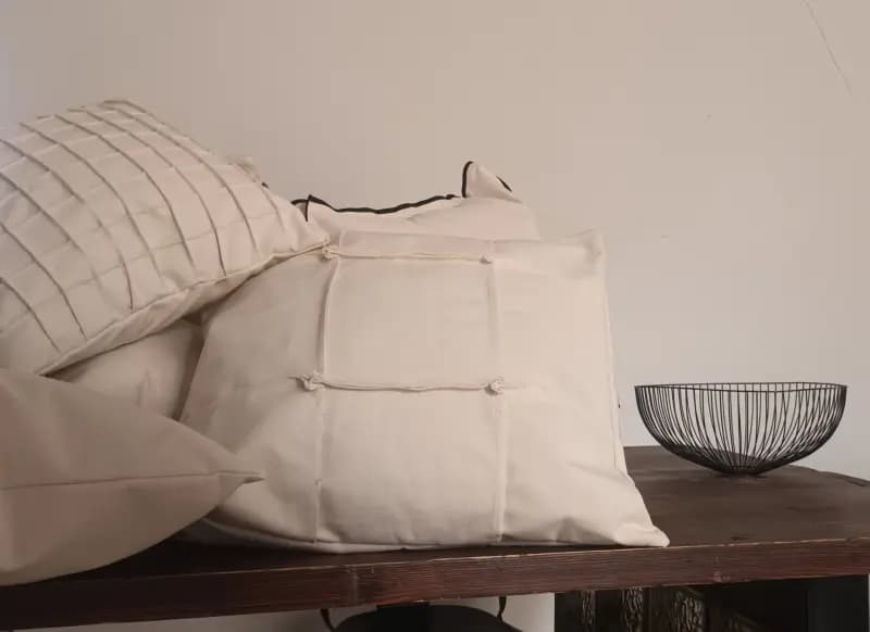 کوسن مربع بزرگ روریشه - تصویر سوم