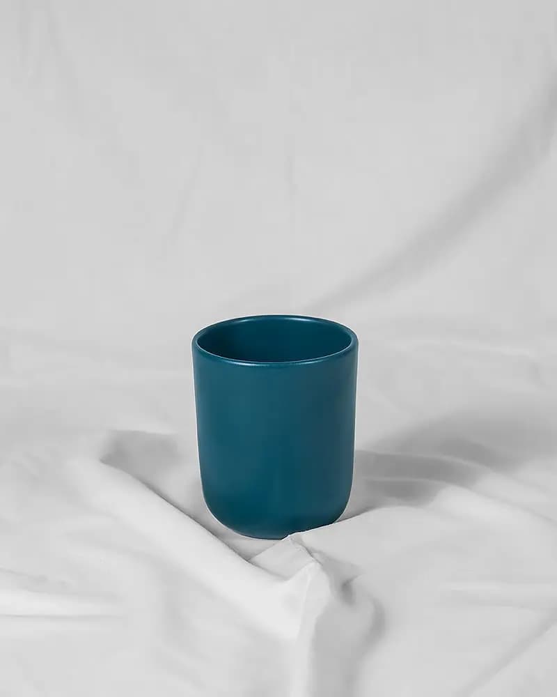 ماگ سرامیکی ساده استوانه ای - تصویر دوم