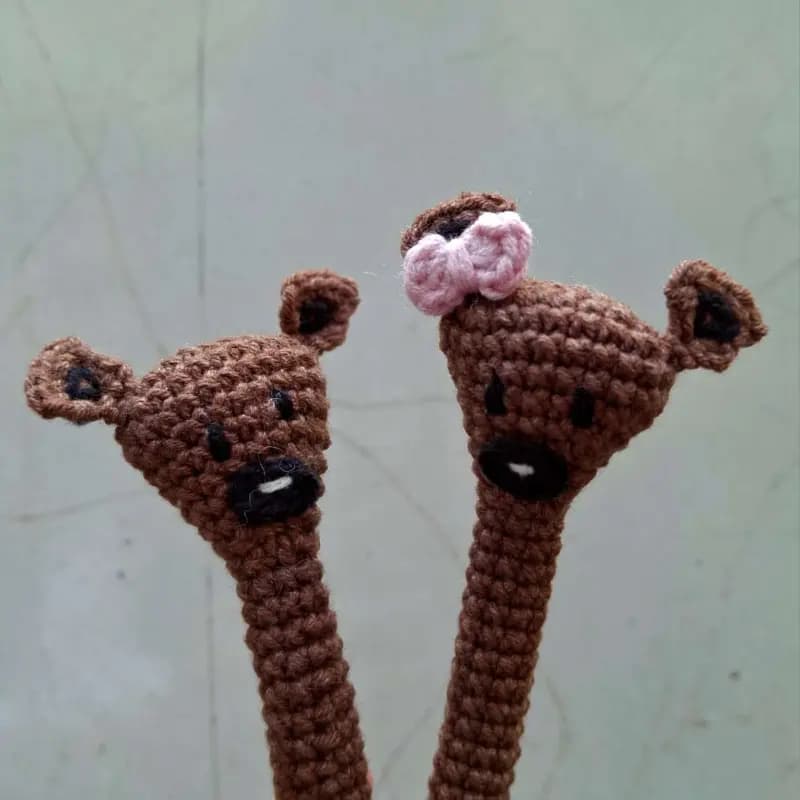 تدی گردن دراز بافتنی - تصویر اول