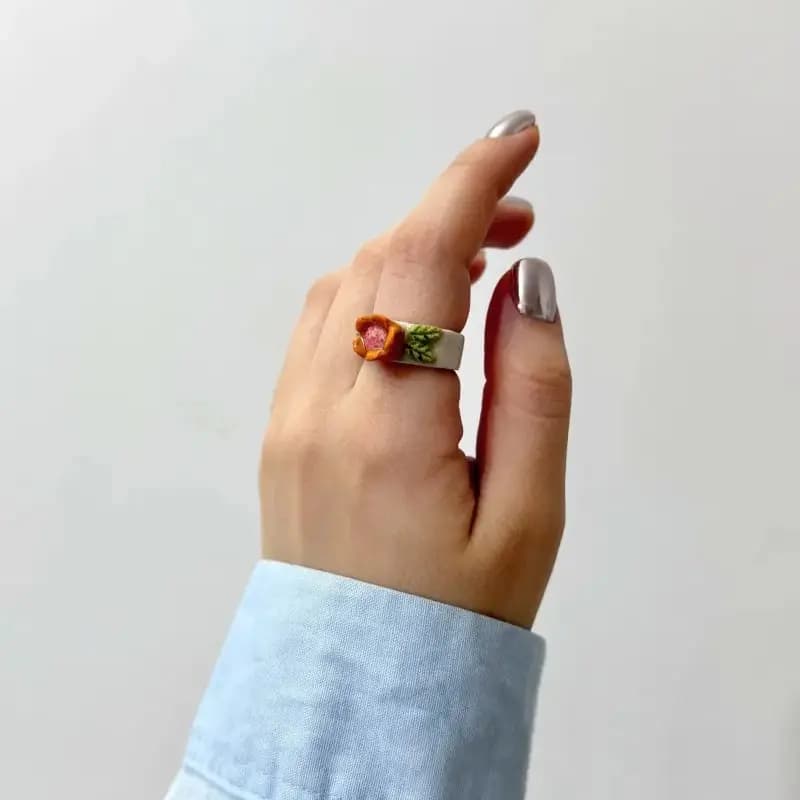 انگشتر سرامیکی بهار - تصویر اول