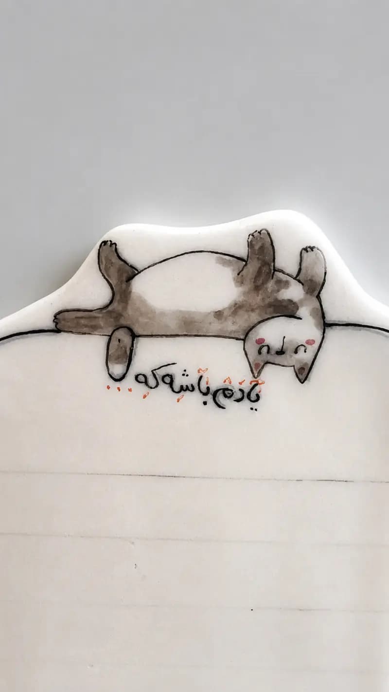 مگنت یادداشتی گربه - تصویر سوم